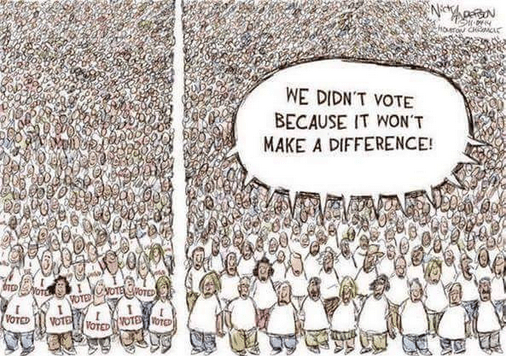 Voters cartoon